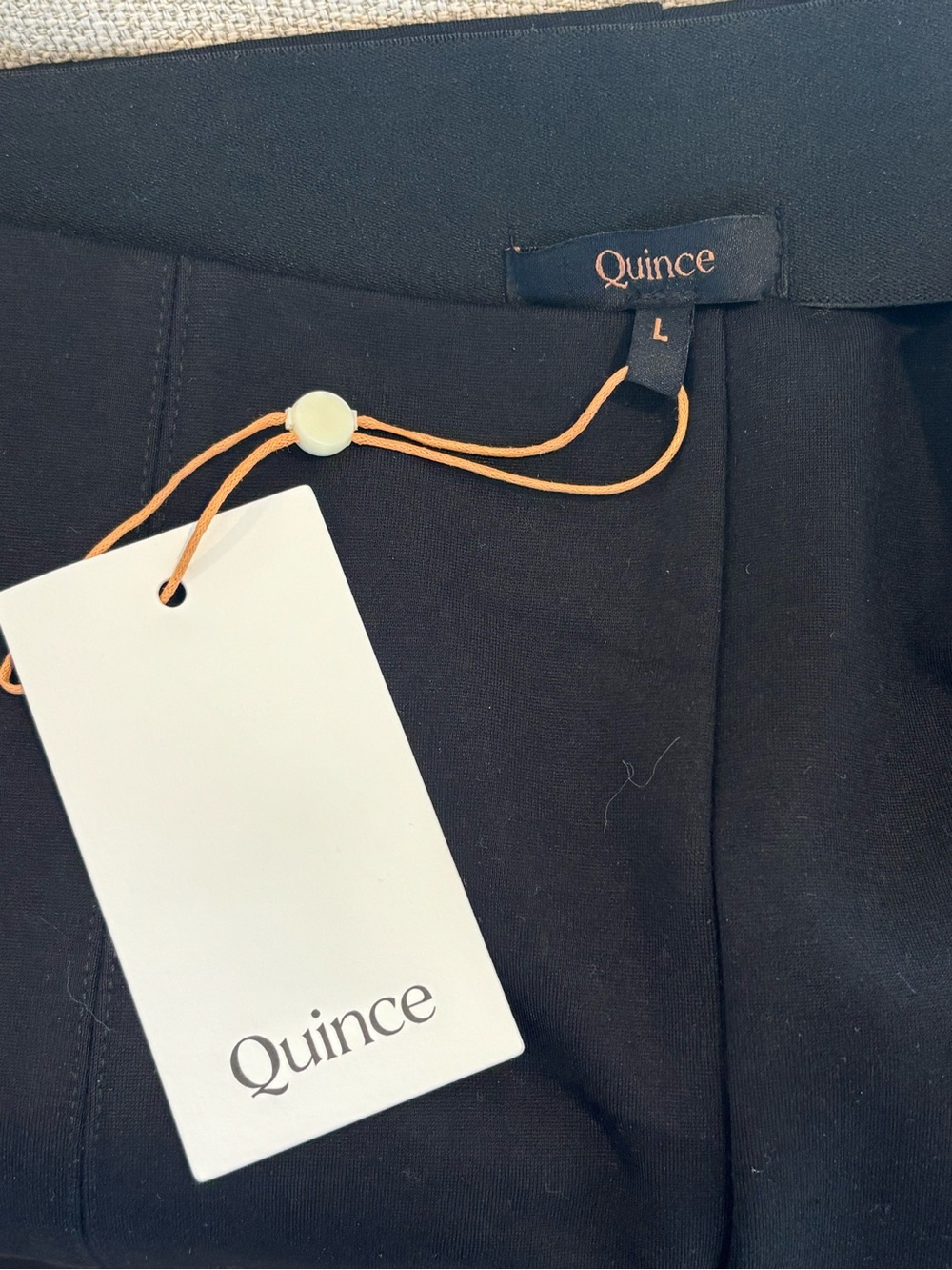 Quince Black Tailored Slim Ankle Pants - Picture 4 of 5